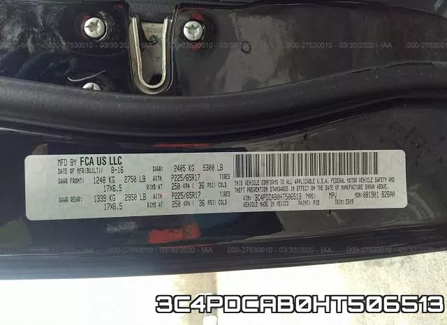 3C4PDCAB0HT506513 фото 10