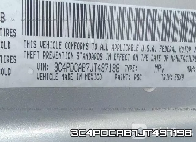 3C4PDCAB7JT497198 фото 10