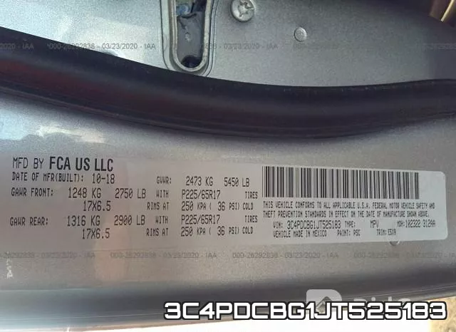 3C4PDCBG1JT525183 фото 10
