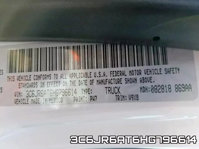 3C6JR6AT6HG796614 фото 2