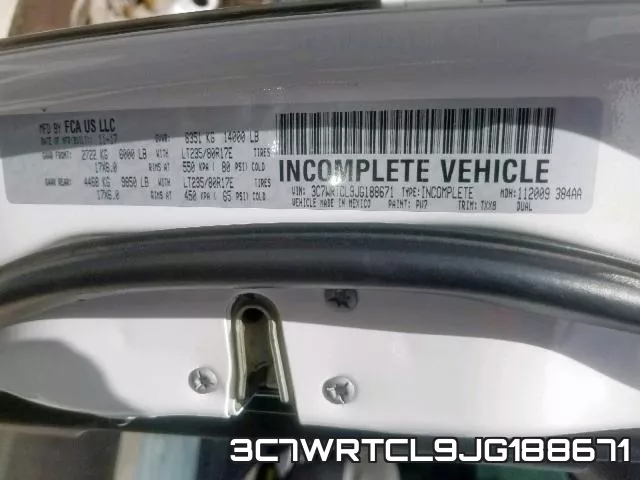 3C7WRTCL9JG188671 фото 2