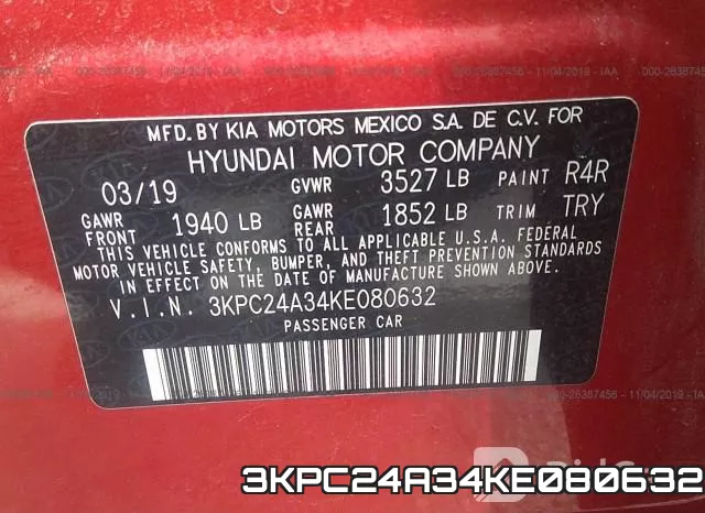 3KPC24A34KE080632 фото 10