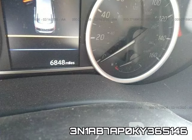 3N1AB7AP0KY365146 фото 8