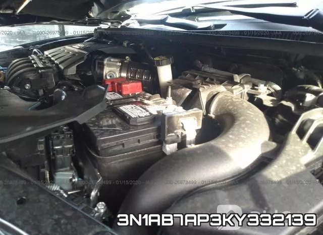 3N1AB7AP3KY332139 фото 2