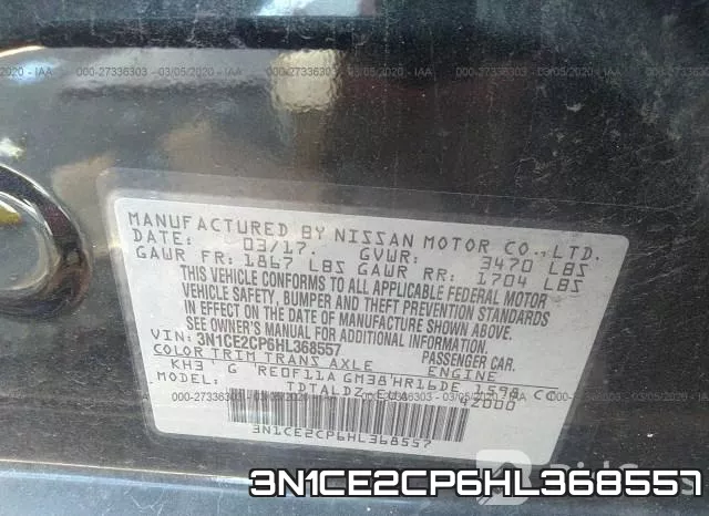3N1CE2CP6HL368557 фото 10