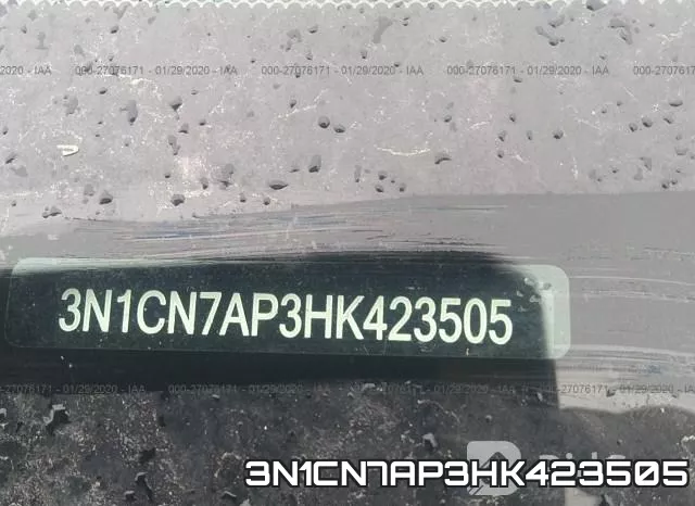 3N1CN7AP3HK423505 фото 10