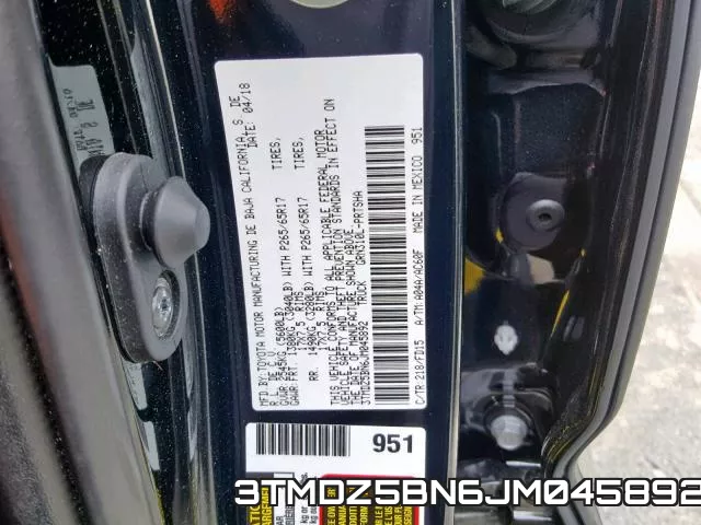 3TMDZ5BN6JM045892 фото 2