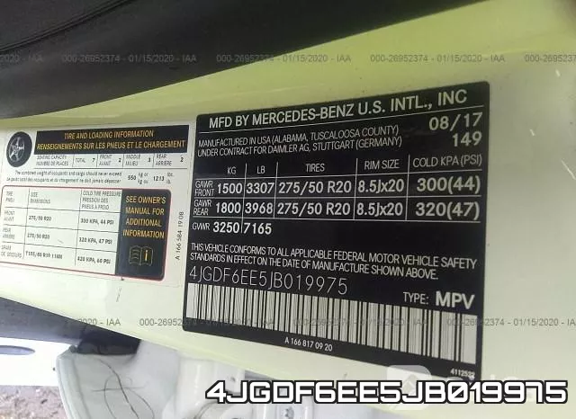 4JGDF6EE5JB019975 фото 10
