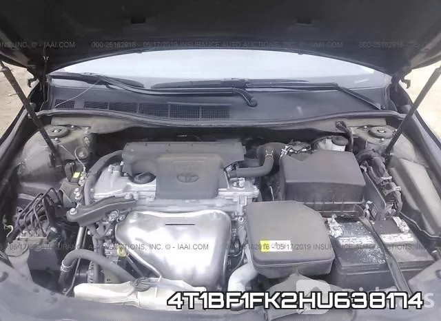4T1BF1FK2HU638174 фото 2
