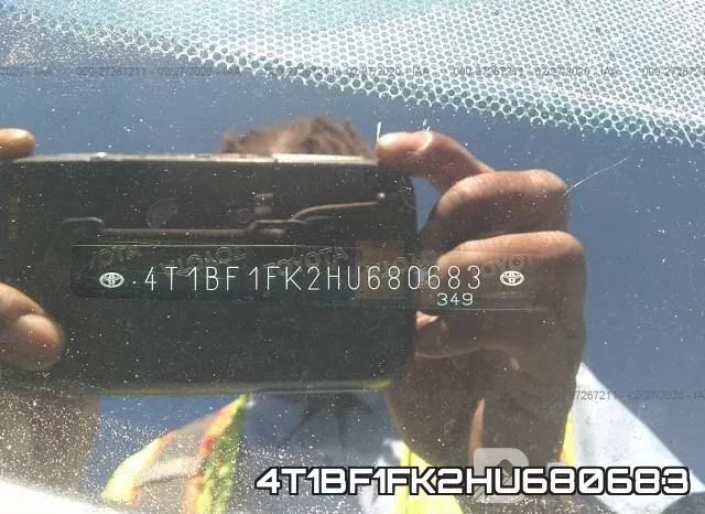 4T1BF1FK2HU680683 фото 10