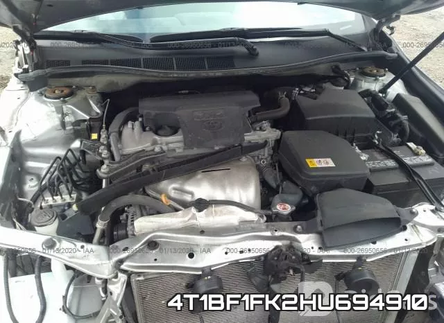 4T1BF1FK2HU694910 фото 2