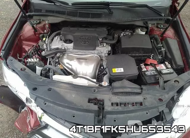 4T1BF1FK5HU653543 фото 2