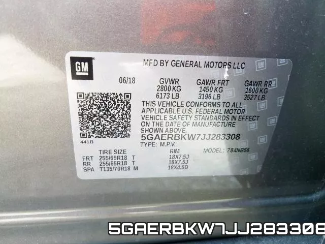 5GAERBKW7JJ283308 фото 2