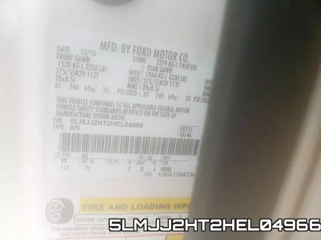 5LMJJ2HT2HEL04966 фото 2