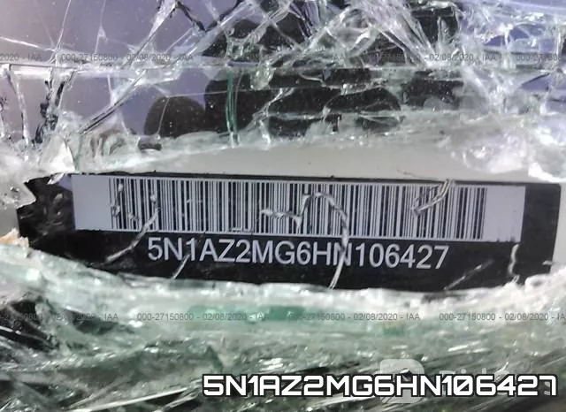 5N1AZ2MG6HN106427 фото 10
