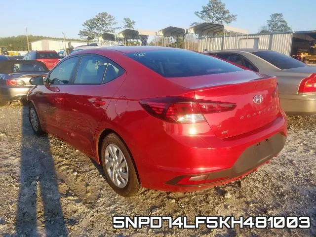 5NPD74LF5KH481003 фото 4