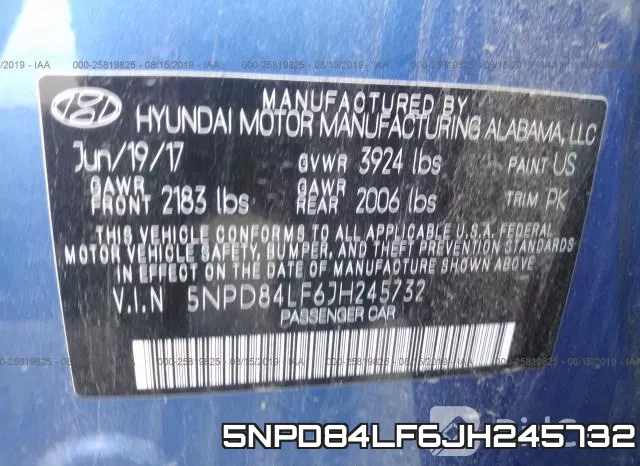5NPD84LF6JH245732 фото 10