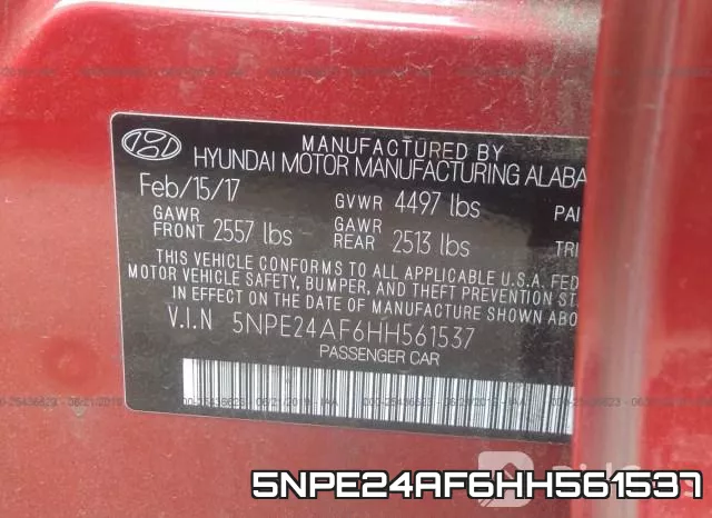 5NPE24AF6HH561537 фото 10