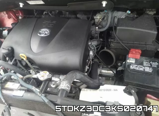 5TDKZ3DC3KS020747 фото 2