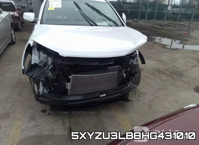 5XYZU3LB8HG431010 фото 7