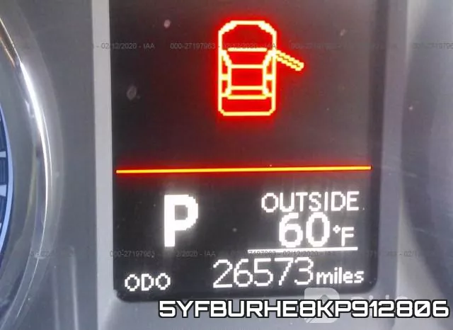 5YFBURHE8KP912806 фото 8