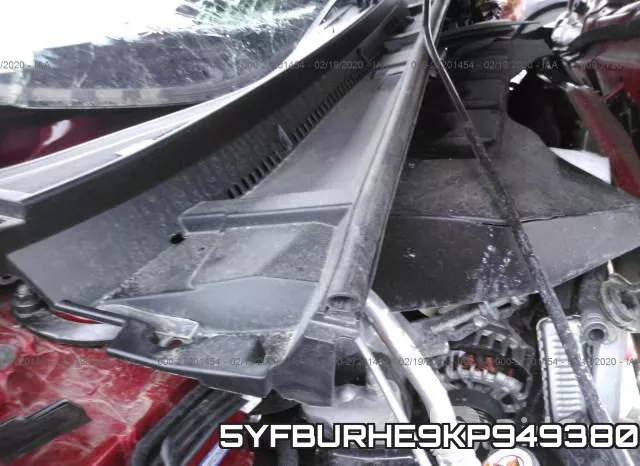 5YFBURHE9KP949380 фото 2