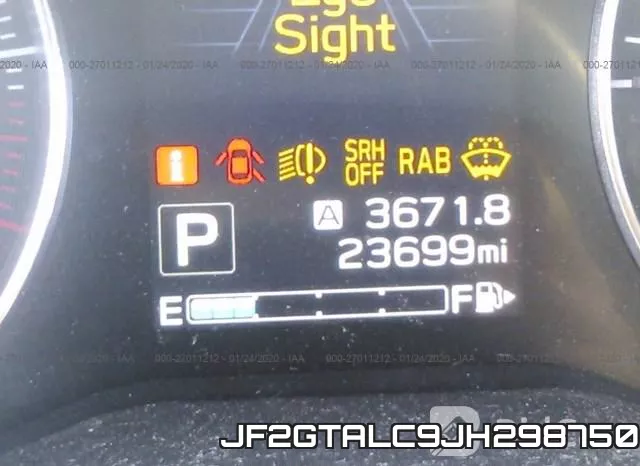 JF2GTALC9JH298750 фото 8