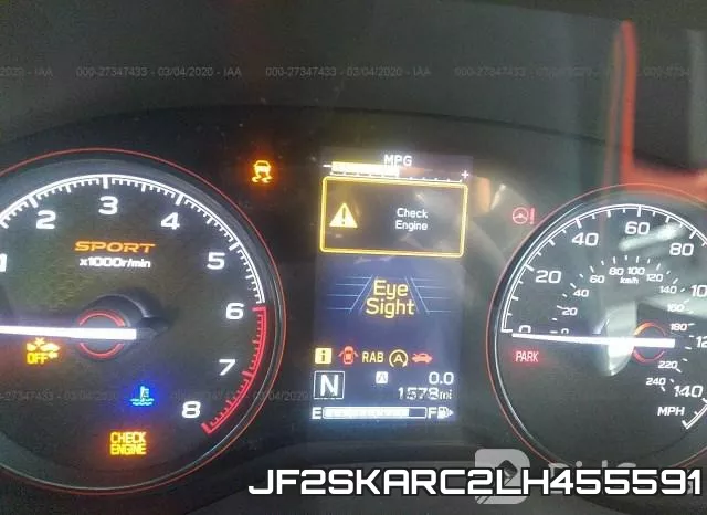 JF2SKARC2LH455591 фото 8