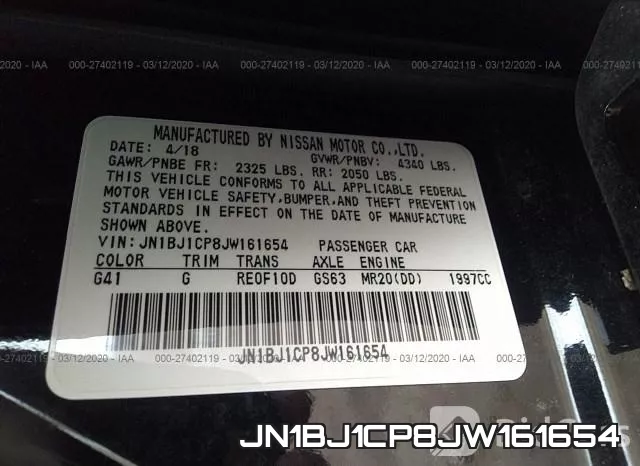 JN1BJ1CP8JW161654 фото 10
