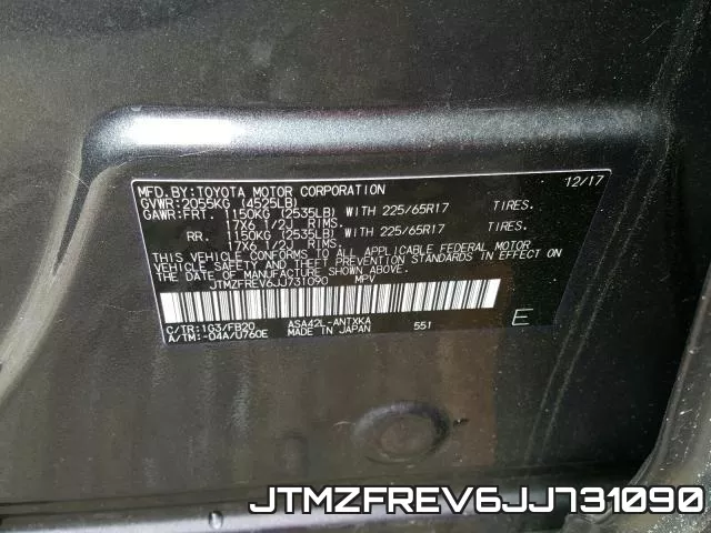 JTMZFREV6JJ731090 фото 2
