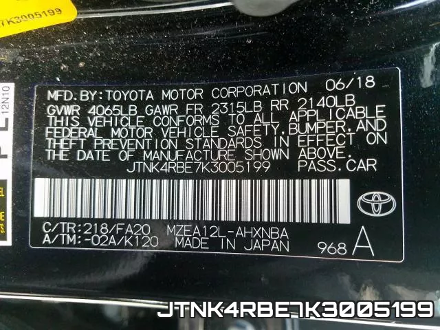 JTNK4RBE7K3005199 фото 2