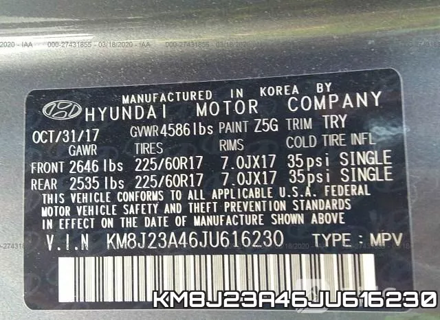 KM8J23A46JU616230 фото 10