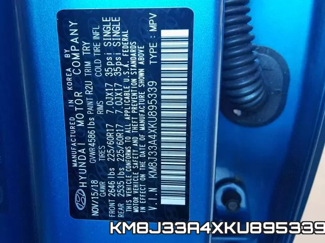 KM8J33A4XKU895339 фото 2