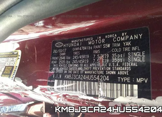 KM8J3CA24HU554204 фото 10
