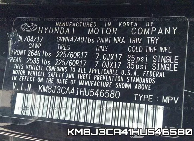 KM8J3CA41HU546580 фото 10
