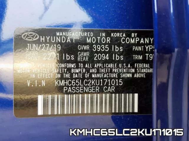 KMHC65LC2KU171015 фото 2