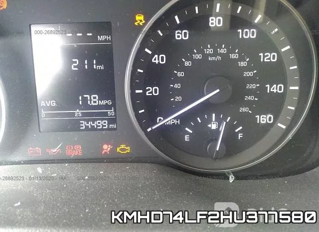 KMHD74LF2HU377580 фото 8
