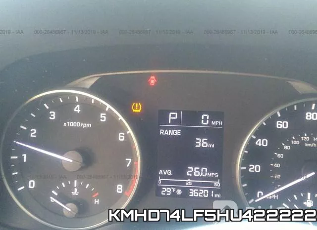 KMHD74LF5HU422222 фото 8