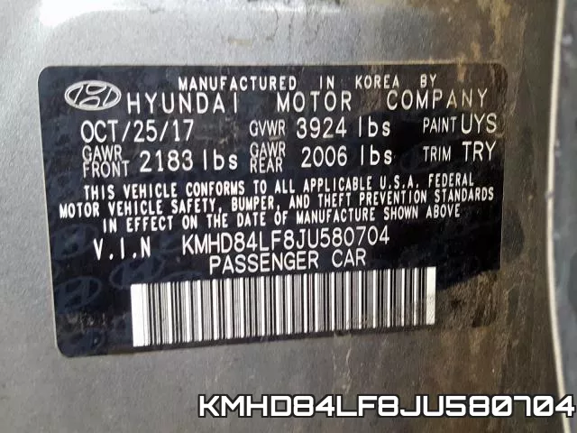 KMHD84LF8JU580704 фото 2