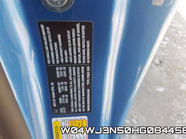 W04WJ3N50HG084458 фото 2
