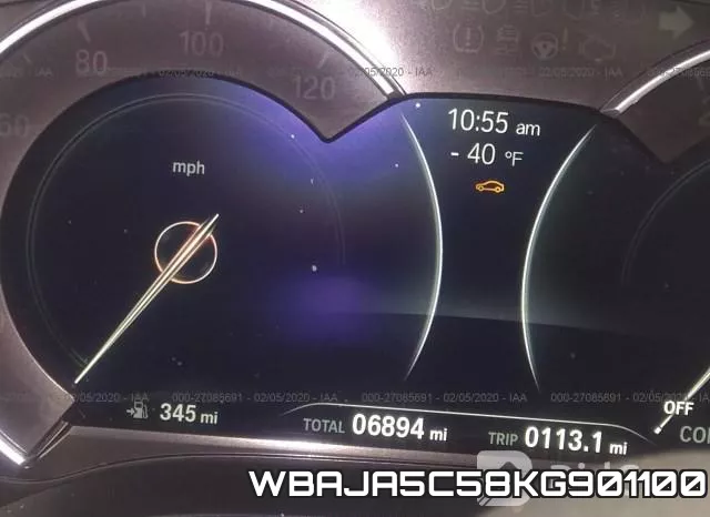 WBAJA5C58KG901100 фото 8