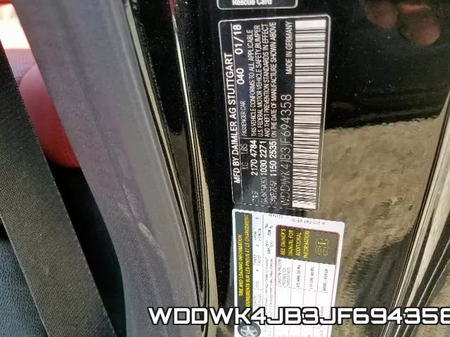 WDDWK4JB3JF694358 фото 2