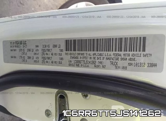 1C6RR6TT5JS141262 фото 10