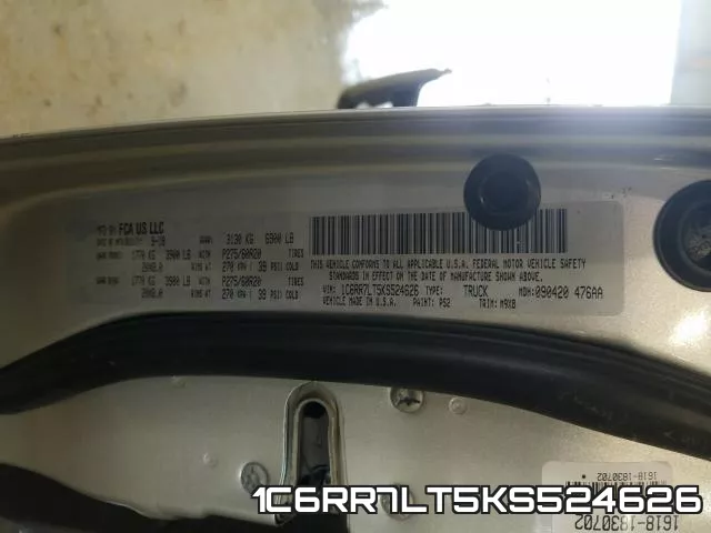 1C6RR7LT5KS524626 фото 2