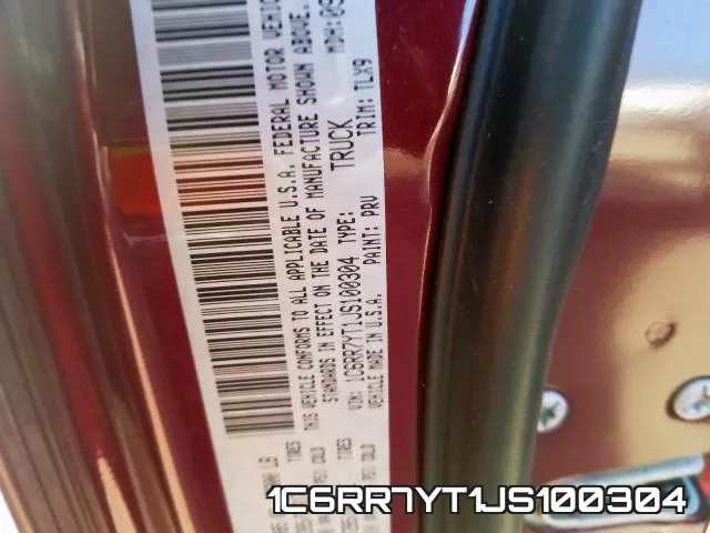 1C6RR7YT1JS100304 фото 2