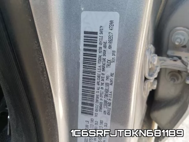 1C6SRFJT8KN681189 фото 2