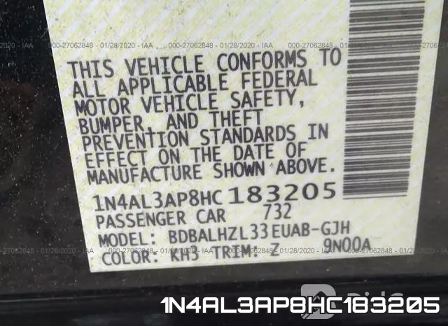 1N4AL3AP8HC183205 фото 10