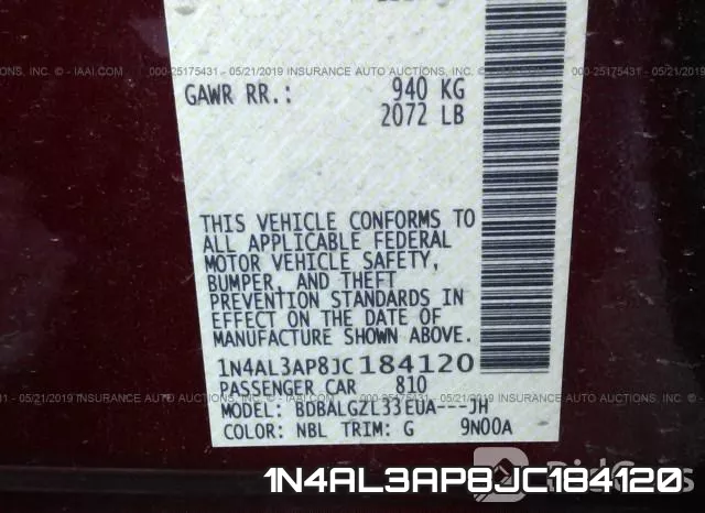 1N4AL3AP8JC184120 фото 10
