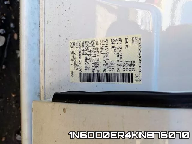 1N6DD0ER4KN876070 фото 2