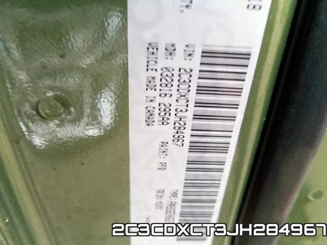 2C3CDXCT3JH284967 фото 2